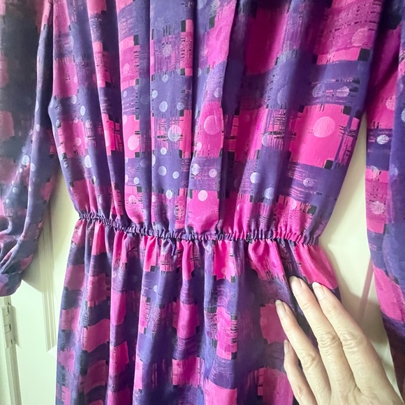 Vintage Melissa Lane 80s Dress size 10 - Picture 6 of 8